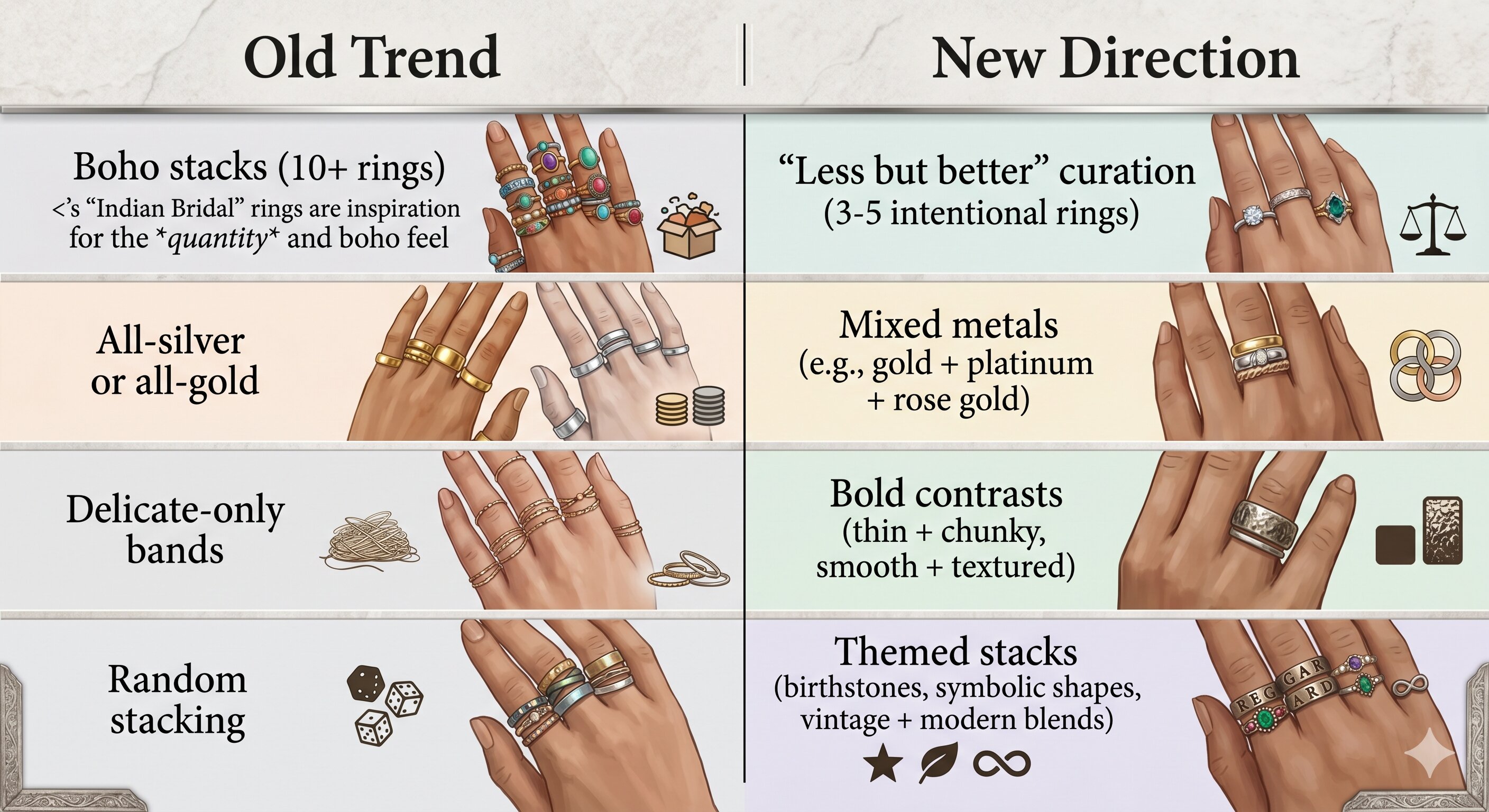 old trend V new direction